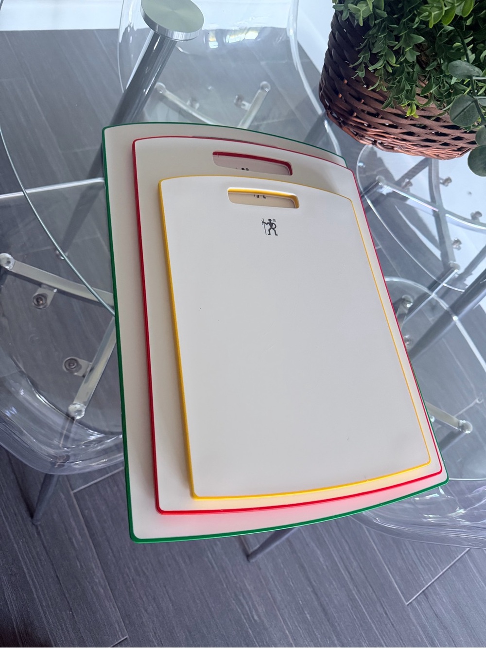 Henckels White Cutting Board 3 Piece Set
